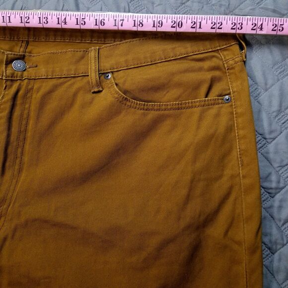 Levis Jeans Mens 46X34 Brown 541 Straight Leg Dark Wash American Denim Casual - Picture 3 of 12